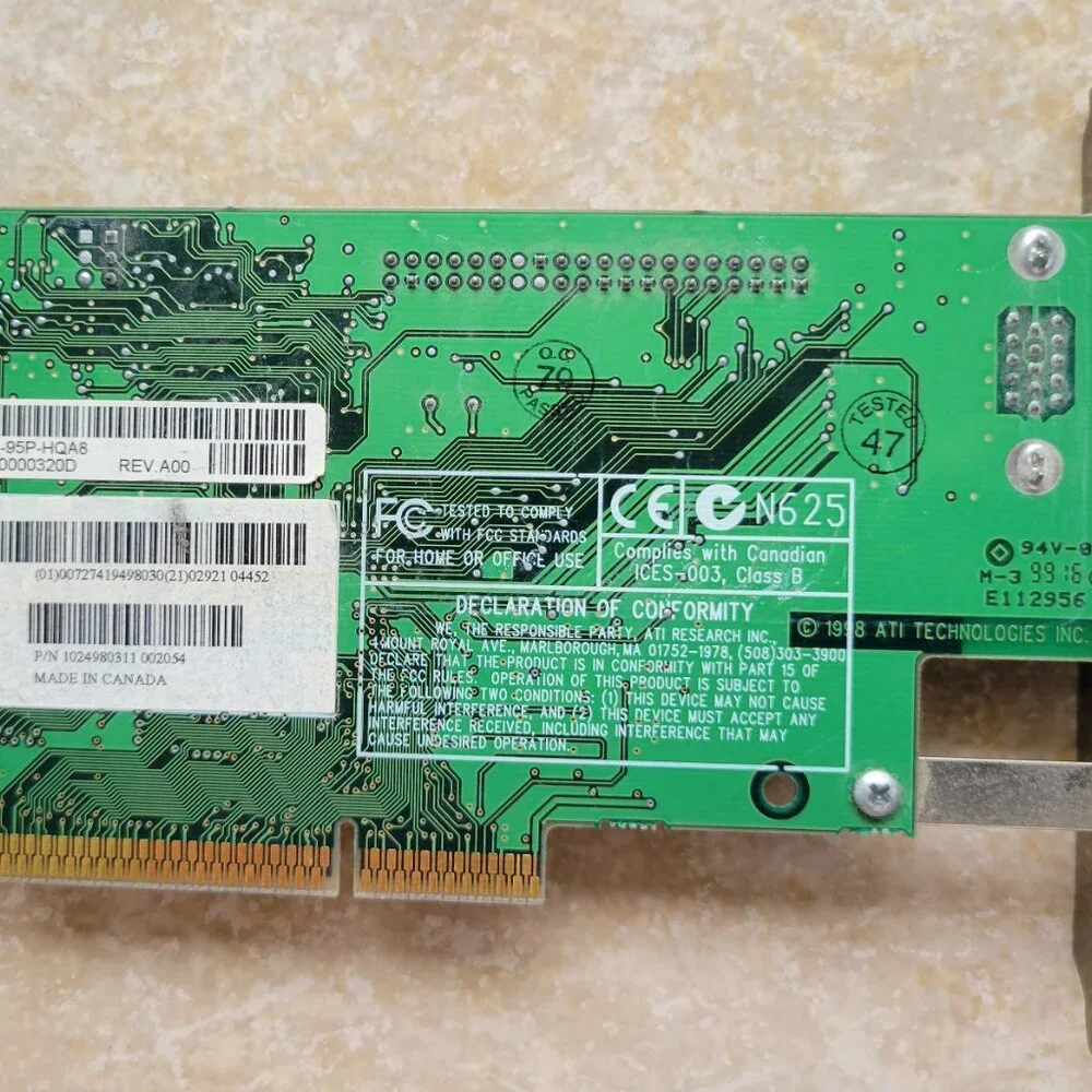 ATI Rage Pro Turbo AGP Graphic Card
